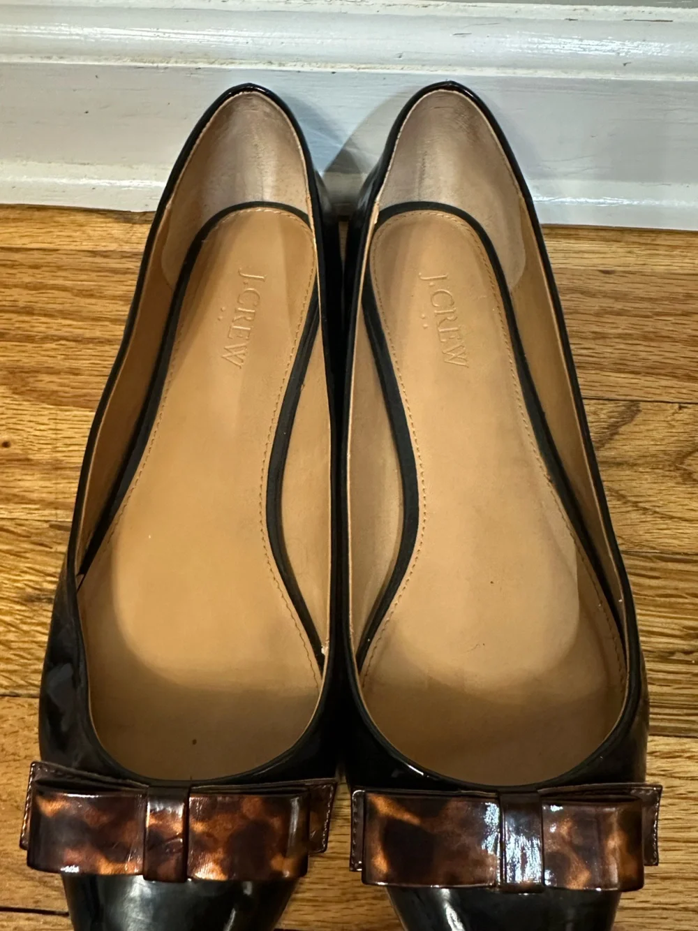 J. CREW. Women’s. Size 10. Patent Leather Flats.